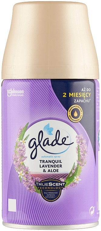 Raumspray Sandelholz und Jasmin - Glade Automatic Spray Tranquil Lavender & Aloe — Bild N1