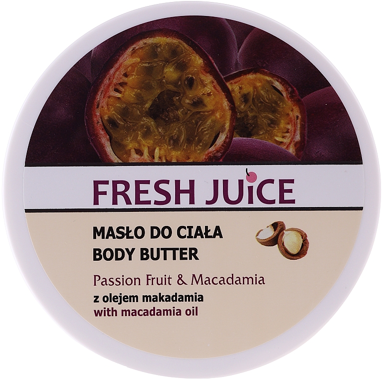Creme-Butter für den Körper mit Passionsfrucht und Macadamia - Fresh Juice Passion Fruit & Macadamia — Bild N1