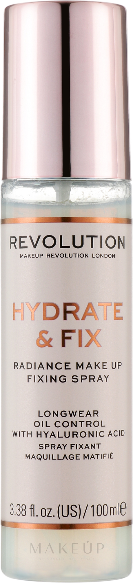 Make-up-Fixierer - Makeup Revolution Hydrate & Fix Setting Spray — Bild 100 ml