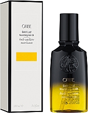 Düfte, Parfümerie und Kosmetik Pflegendes Haaröl für geschädigtes Haar - Oribe Gold Lust Nourishing Hair Oil