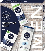 Pflegeset für Männer - NIVEA MEN Sensitive Skin (sh/gel/250ml + ash/balm/100ml + foam/200ml) — Bild N1