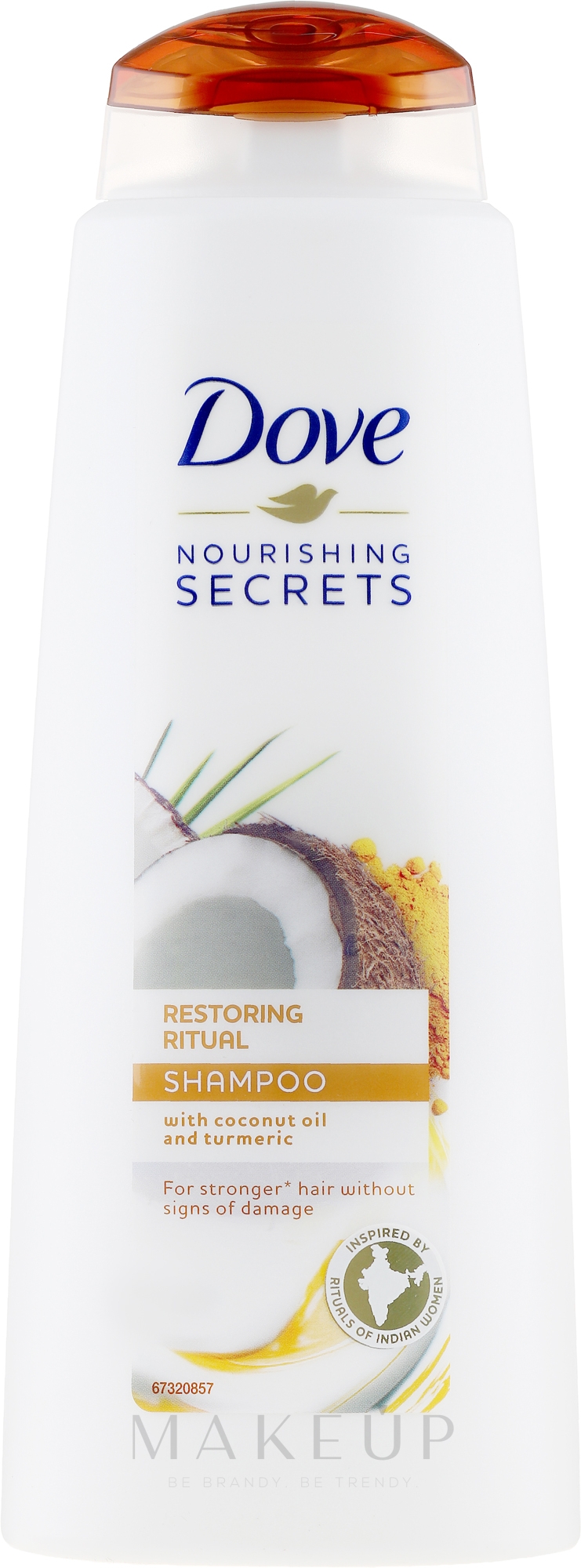 Reparatur-Ritual Shampoo mit Kokosduft und Kurkuma - Dove Restoring Ritual Shampoo — Bild 400 ml