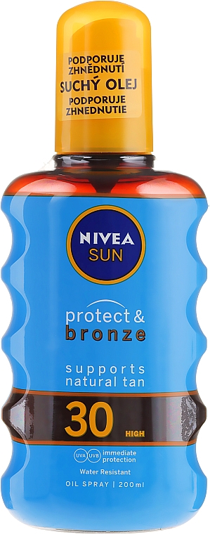 Sonnenschutzöl - NIVEA Sun Care Protect & Bronze Oil SPF 30 — Bild N1