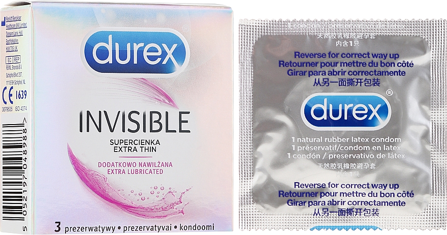 Extra dünne Kondome 3 St. - Durex Invisible — Bild N1