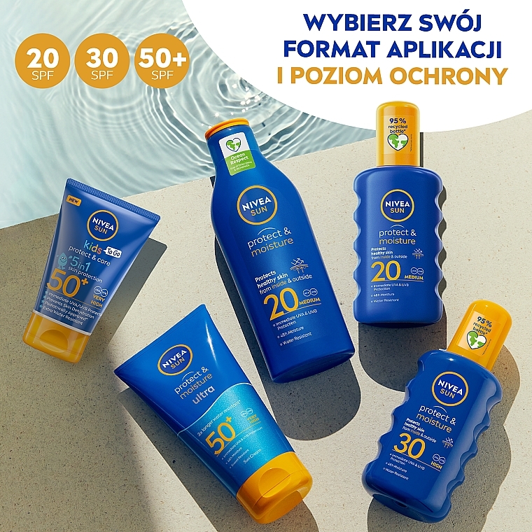 Sonnenschutz-Körperlotion - Nivea Sun Protect & Moisture Lotion SPF 50 — Bild N10