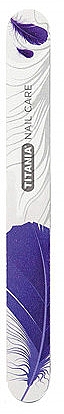 Nagelfeile Feder 17,8 cm 180/220 Körnung 1221 B violett - Titania — Bild N1