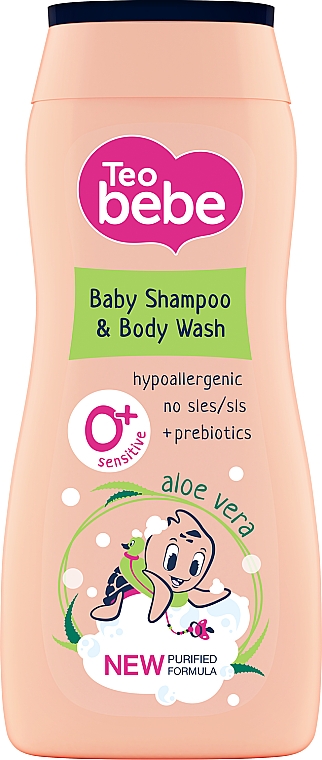 Shampoo und Duschgel Aloe - Teo Bebe Sensitive — Bild N1