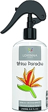 Düfte, Parfümerie und Kosmetik Aromatisches Spray für zu Hause - Lorinna Paris White Paradise Scented Ambient Spray 