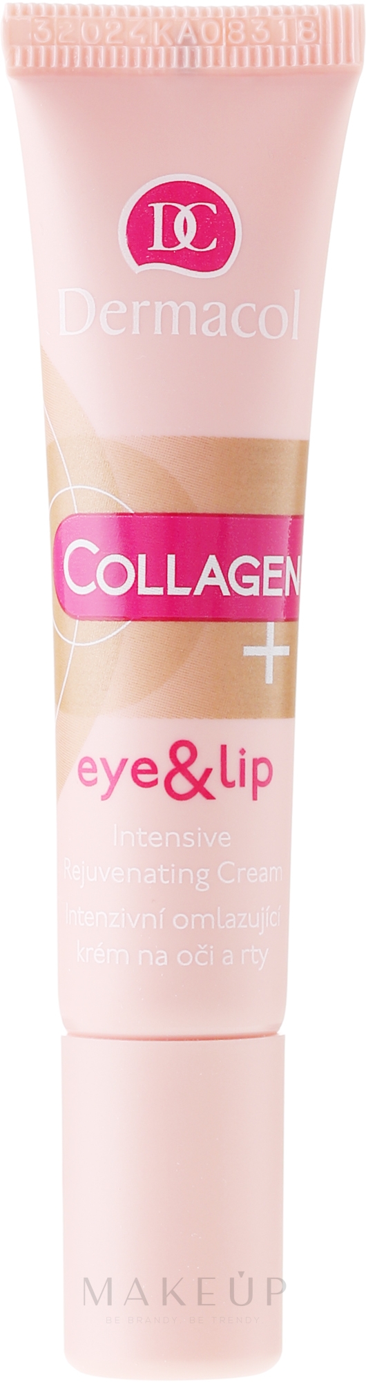 Intensiv verjüngende Augen- und Lippenkonturcreme - Dermacol Collagen+ Eye & Lip Cream — Bild 15 ml