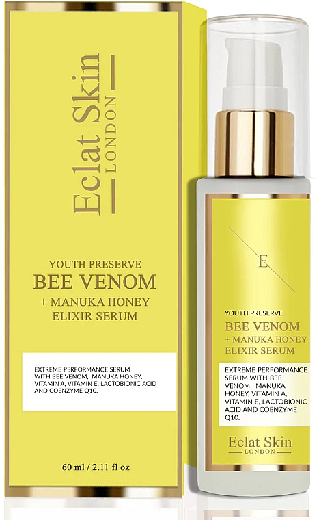 Anti-Aging Gesichtselixier - Eclat Skin London Bee Venom + Manuka Honey Elixir Serum — Bild N1