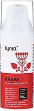 Aufhellende und feuchtigkeitsspendende Gesichtscreme mit 5% AHA-Säuren - Lynia AHA Acids 5% Cream — Bild N1