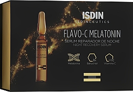 Gesichtsserum für die Nacht - Isdin Isdinceutics Flavo C Melatonin Serum Reparador De Noche — Bild N4