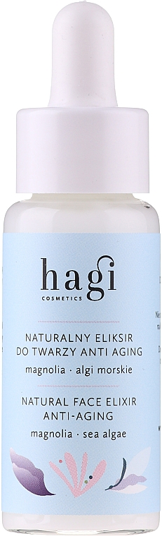 Natürliches Anti-Aging Gesichtselixier mit Magnolie und Meeresalgen - Hagi Natural Face Elixir Anti-aging — Bild N3