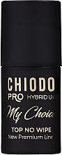 Düfte, Parfümerie und Kosmetik Hybrid-Nagelüberlack ohne klebrige Schicht - Chiodo Pro Hybrid UV Top No Wipe My Choice