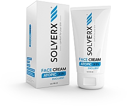 Düfte, Parfümerie und Kosmetik Gesichtscreme mit Jojobaöl und Sheabutter für atopische Haut - Solverx Atopic Skin Face Cream
