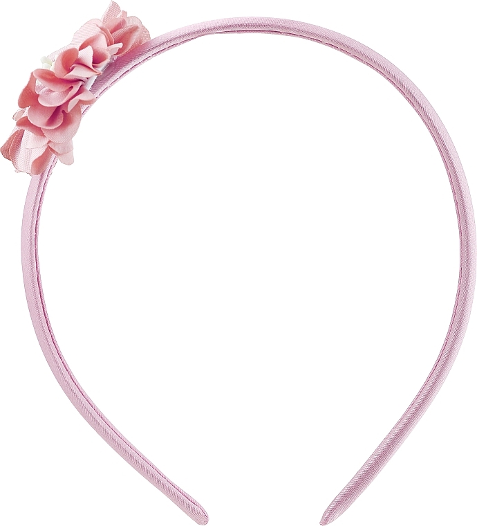 Deko-Haarreif FA-5706 rosa mit Blume 2 - Donegal — Bild N1