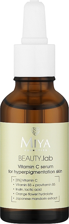 Gesichtsserum mit Vitamin C - Miya Cosmetics Beauty Lab Serum With Vitamin C — Bild N1