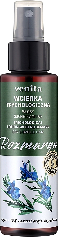 Trichologischer Conditioner für trockenes und sprödes Haar - Venita Conditioner With Rosemary  — Bild N1
