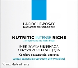 Pflegecreme für Tiefenregeneration sehr trockener Haut - La Roche-Posay Nutritic Intense Riche — Foto N5