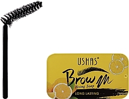 Düfte, Parfümerie und Kosmetik Augenbrauenfestigungsseife mit Zitrone - Ushas Brow Fixing Soap Long Lasting