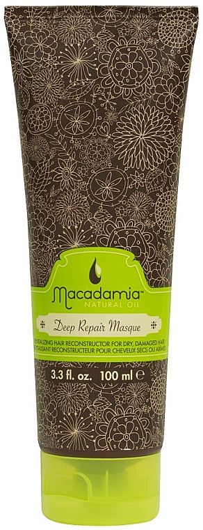 Regenerierende Maske für trockenes und geschädigtes Haar mit Argan- und Macadamiaöl - Macadamia Natural Oil Deep Repair Masque