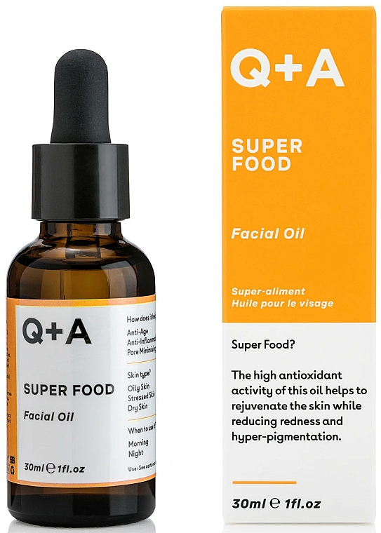 Gesichtsöl - Q+A Super Food Facial Oil — Bild N2