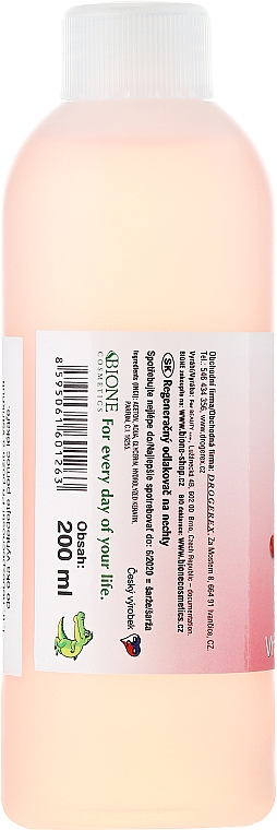 Regenerierender Nagellackentferner mit Keratin - Bione Cosmetics Regenerative Nail Polish Remover — Bild N2