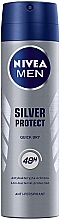 Düfte, Parfümerie und Kosmetik Deospray Antitranspirant - Nivea Deodorant Silver Protect For Men