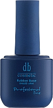 Basislack für Nägel - Dark Blue Cosmetics Rubber Base Coat — Bild N1