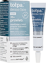 Düfte, Parfümerie und Kosmetik Feuchtigkeitsspendende Anti-Aging Creme für die Augenpartie 35+ - Tolpa Provivo 35+ Anti-Age Eye Cream