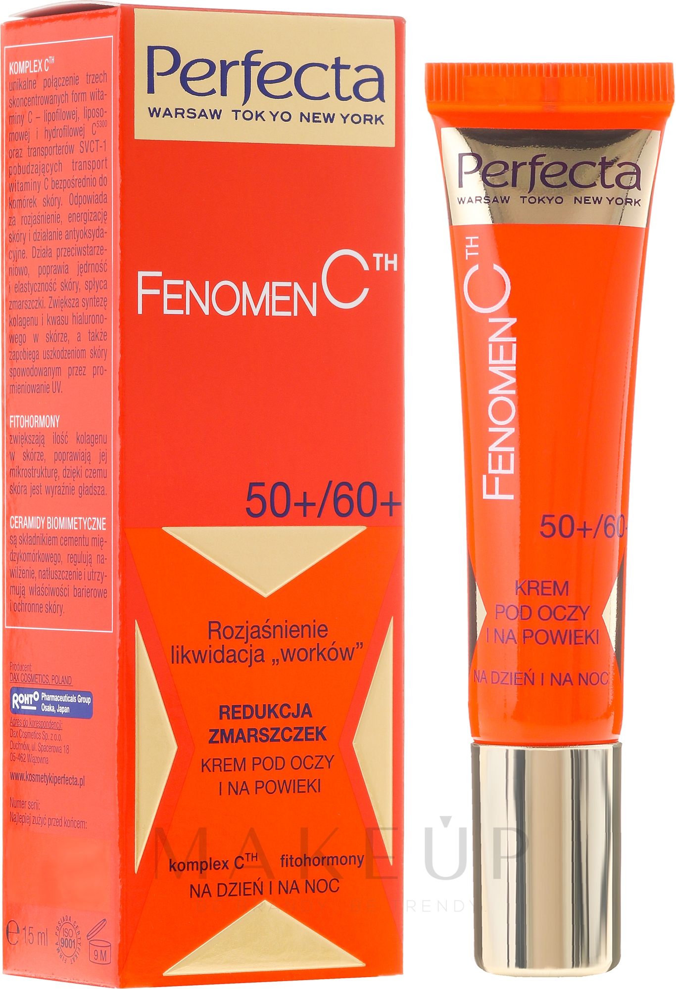 Augencreme 50+/60+ - Perfecta Fenomen C 50+/60+ Eye Cream — Bild 15 ml