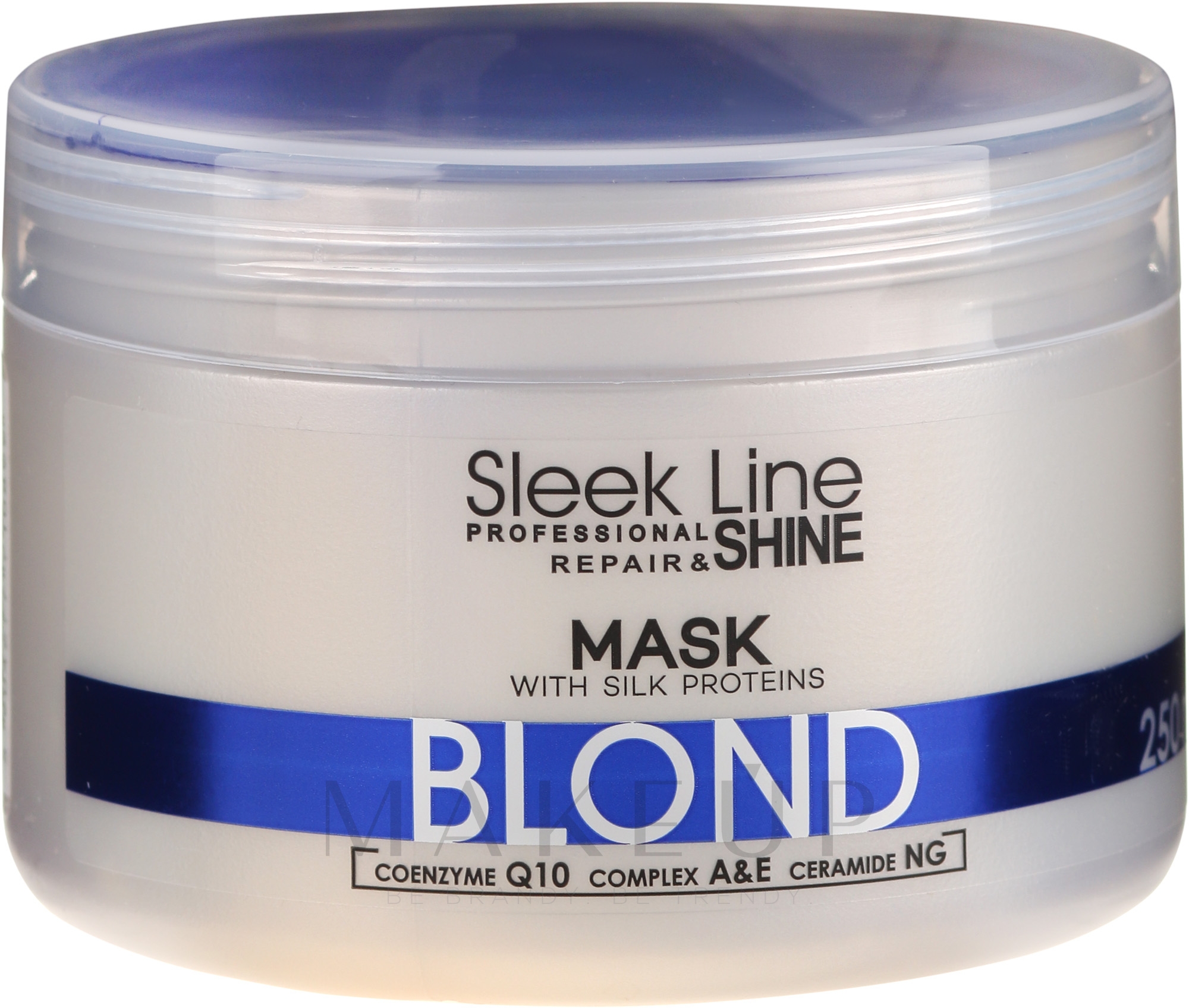 Stapiz Sleek Line Repair & Shine Blond Mask - Reparatur- und Glanzmaske für blondes, graues und gebleichtes Haar — Bild 250 ml