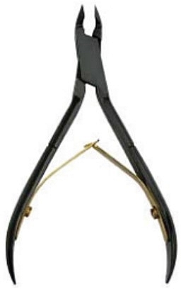 Nagelhautzange - Accuram Instruments Cuticle Nipper Double Spring Black Chrome Plated 10cm — Bild N1