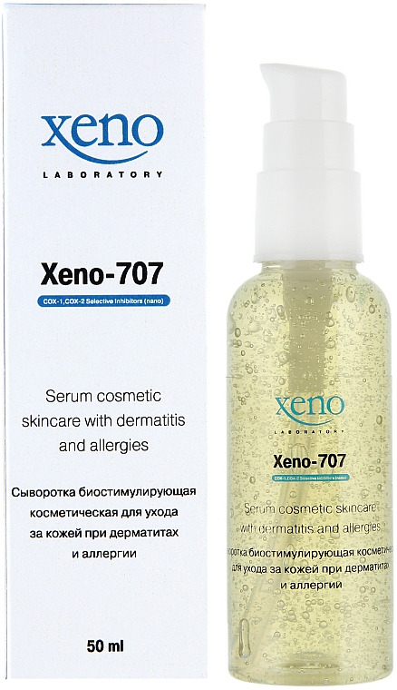 Biostimulierendes Hautpflegeserum bei Dermatitis und Allergien - Xeno Laboratory Dermatitis and Allergies Skin Care Serum 707 — Bild N1