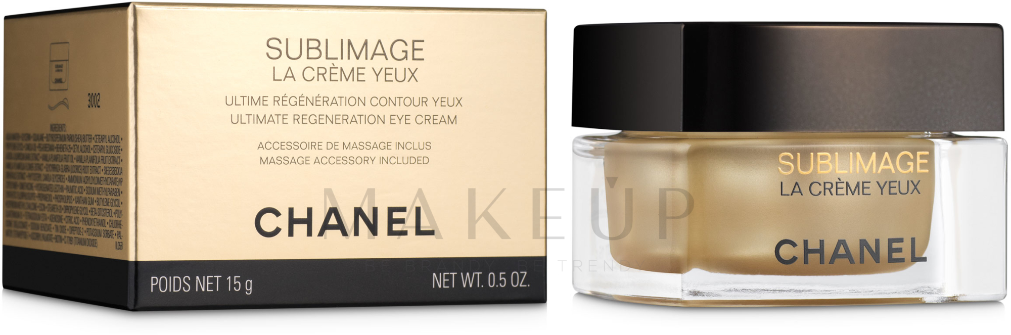 Augenkonturcreme - Chanel Sublimage La Creme Yeux — Bild 15 g