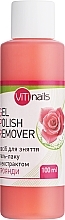 Gellackentferner mit Rosenextrakt - ViTinails Gel Polish Remover — Bild N1