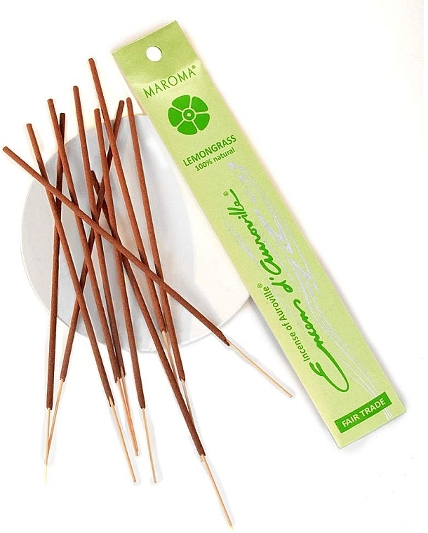 Räucherstäbchen Zitronengras - Maroma Encens d'Auroville Stick Incense Lemongrass — Bild N4