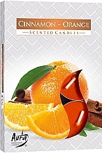 Düfte, Parfümerie und Kosmetik Teekerze Zimt-Orange - Bispol Violet Scented Candles