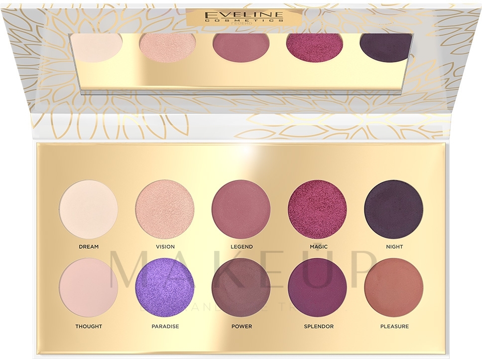 Lidschatten-Palette - Eveline Cosmetics Fantasy Eyeshadow Palette — Bild 10 g