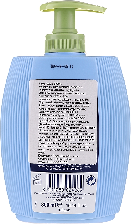 Flüssigseife Minze und Limette - Felce Azzurra Antibacterico Mint & Lime — Bild N2