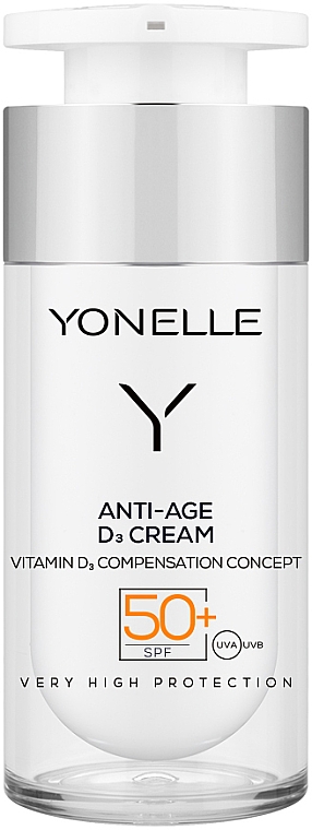 Anti-Age D3 schützende Creme SPF 50+ - Yonelle Anti-Age D3 Cream SPF50+ — Bild N1