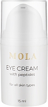 Creme für die Haut um die Augen mit Peptiden - Mola Eye Cream With Peptides — Bild N1