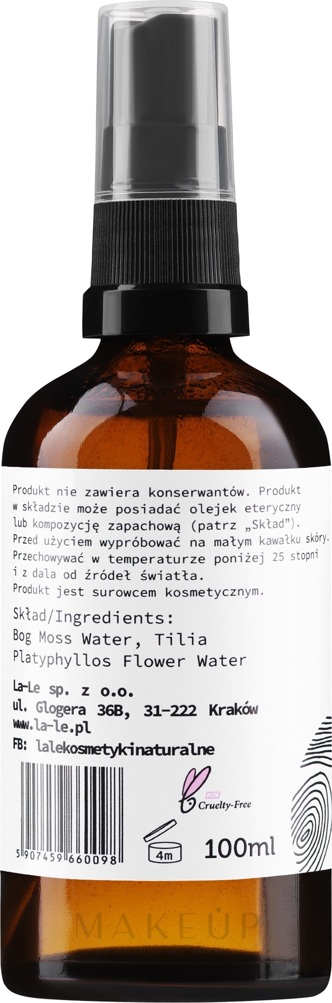 Schlammhydrolat mit Linde für das Gesicht - La-Le Hydrolat — Bild 100 ml