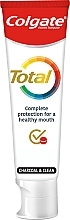 Antibakterielle Zahnpasta mit Aktivkohle - Colgate Total Charcoal & Clean — Bild N1