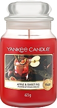 Duftkerze im Glas - Yankee Candle Apple & Sweet Fig Candle — Bild N2