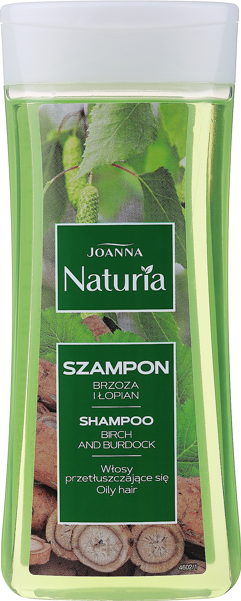 Shampoo für fettiges Haar mit Birke und Klette - Joanna Naturia Hair Shampoo — Bild 200 ml