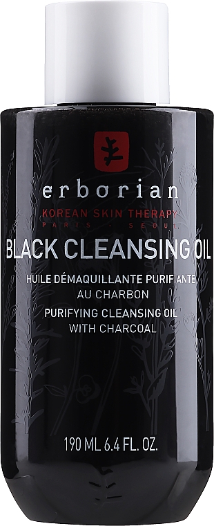 Klärendes Gesichtsöl mit Aktivkohle - Erborian Black Cleansing Oil — Bild N1