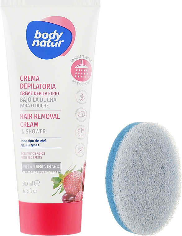 Creme für die Enthaarung unter der Dusche - Body Natur In-Shower Hair Removal Cream — Bild N1