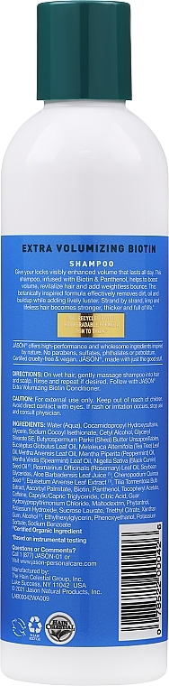 Shampoo - Jason Natural Cosmetics Thin-to-Thick Shampoo — Bild N2