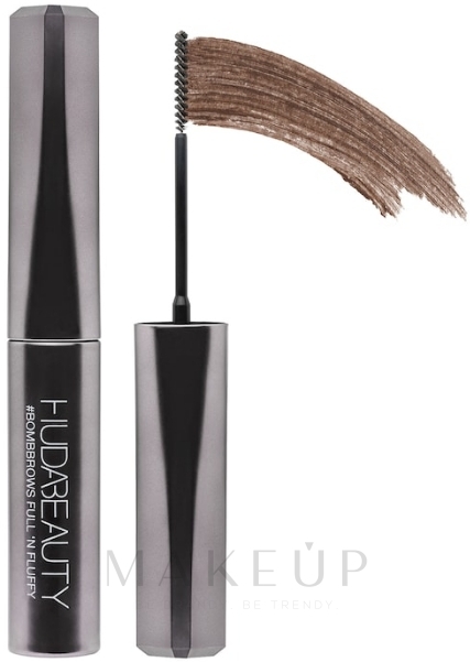 Augenbrauen-Mascara - Huda Beauty Bombbrows Full N'Fluffy Fiber Gel — Bild Caramel Blonde